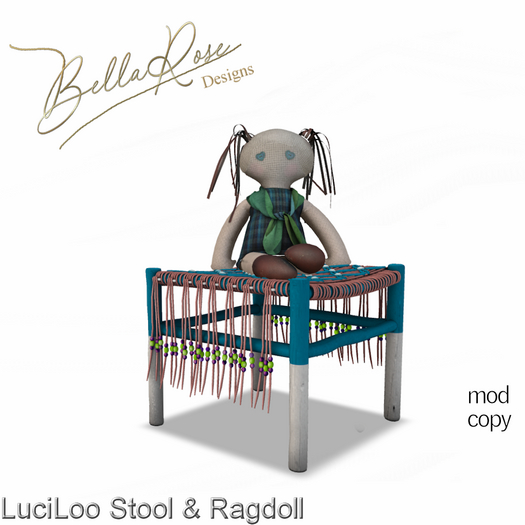 [BR] LuciLoo Macrame Stool & Ragdoll