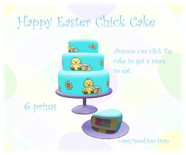 Easter Chick Low Prim Cake