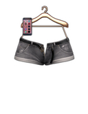 FRANSELA: "Emilia" Shorts LightGray