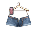 FRANSELA: "Emilia" Shorts LightDenim