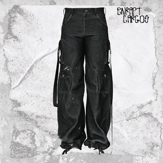+WORN+ Enrapt Cargos Black Denim V1