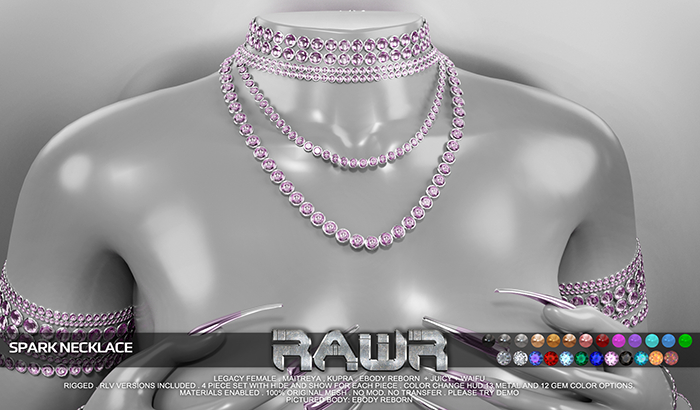 RAWR! Spark Necklace DEMO (add me)