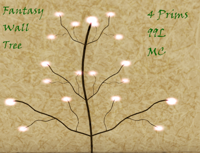 Lit Fantasy Wall Tree Sales Box