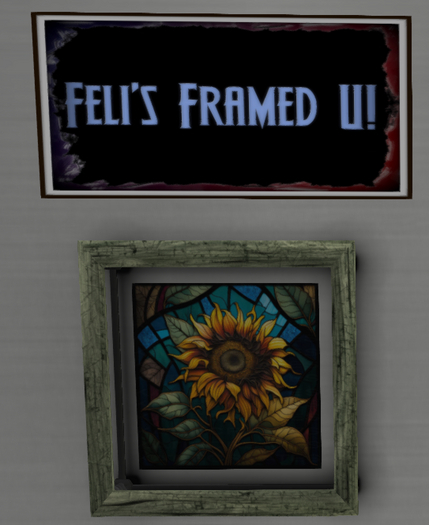 Feli frame sunflower