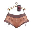 FRANSELA: "Anika" Shorts Peach