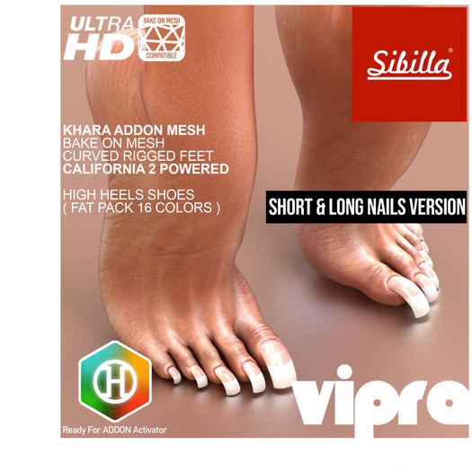 <Sibilla> VIPRA SHORT & LONG NAILS / KHARA