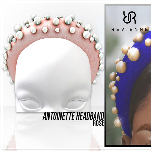 Revienne: The Antoinette Headband [ROSE]