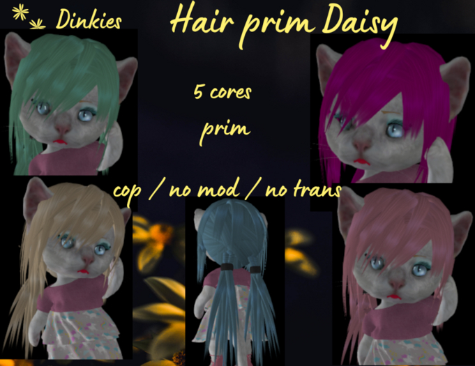 Hair prim Daisy