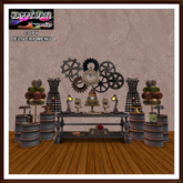NEW NEW!!! Steampunk - Party Buffet