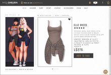 .miss chelsea. Elle Dress Mocha