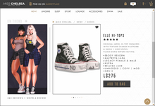 .miss chelsea. Elle Hi-Tops Camo