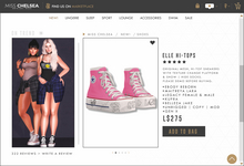 .miss chelsea. Elle Hi-Tops Candy
