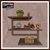 Steampunk - Decorated Steampunk Shelves