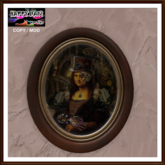 Steampunk - Oval Picture Frame 1