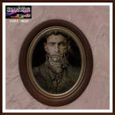 Steampunk - Oval Picture Frame 2