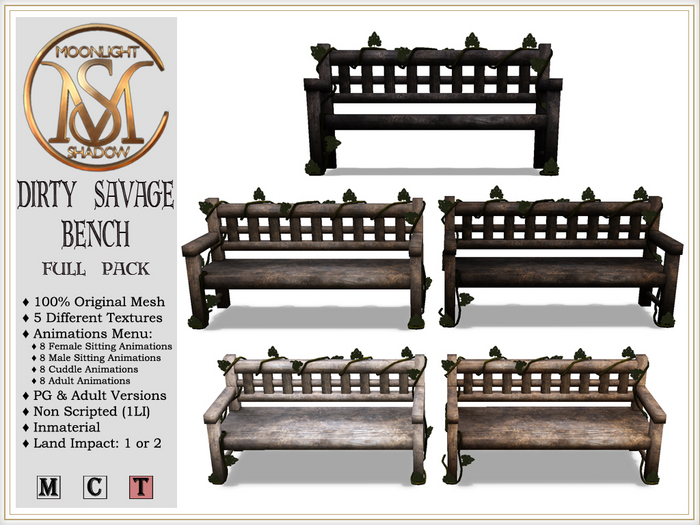 [MoonSha] Dirty Savage Bench - FULL PACK (Boxed)