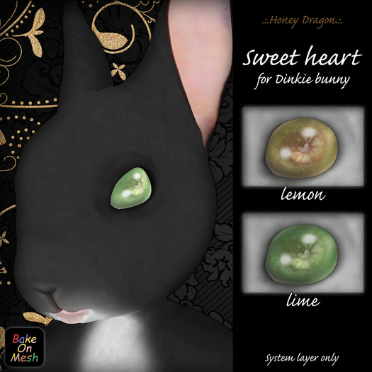 .:.H/D.:. Sweet heart eyes for Dinkie bunny / Lemon & Lime 