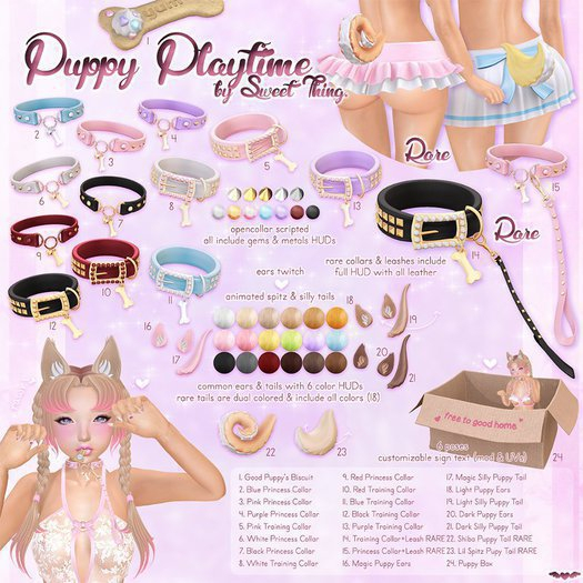 Sweet Thing. White Princess Collar