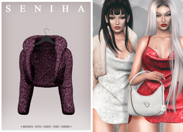 Seniha. Arly Jacket // Burgundy