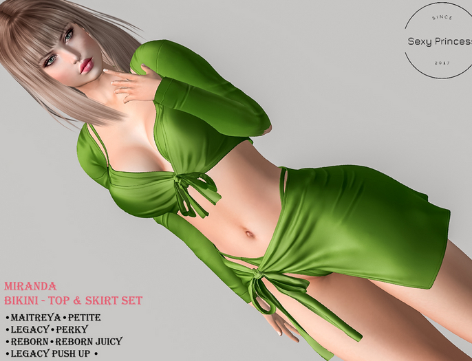 [Sexy Princess] Miranda Set Green 