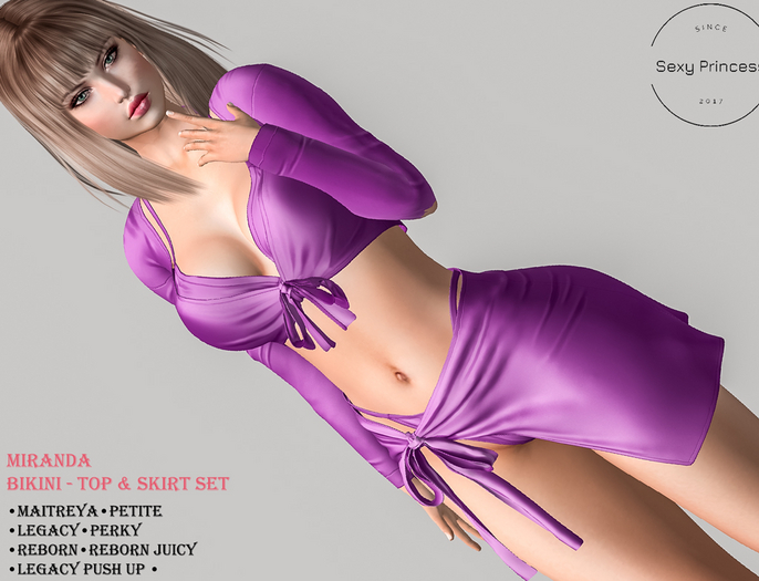[Sexy Princess] Miranda Set Purple 