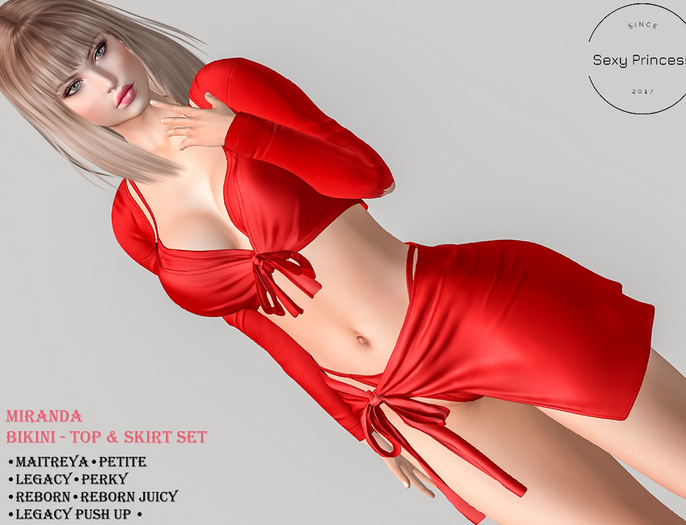 [Sexy Princess] Miranda Set Red 