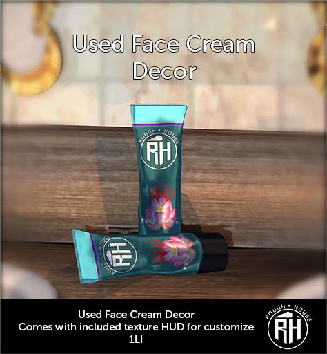 Rough House - Used Face Cream Tube Decor (add me)