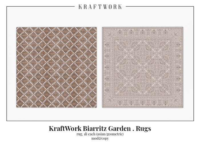 KraftWork Biarritz Garden . Rugs (Add Me)