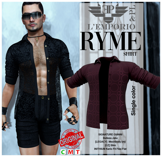 L'Emporio&PL::*Ryme*::- Shirt -Vine Ring-