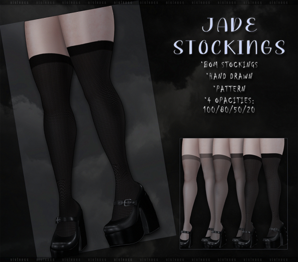 {violxnce} Jade Stockings
