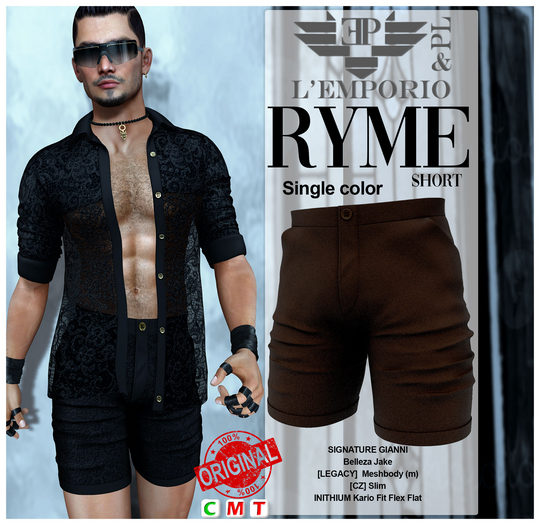 L'Emporio&PL::*Ryme*::- Short -Brown