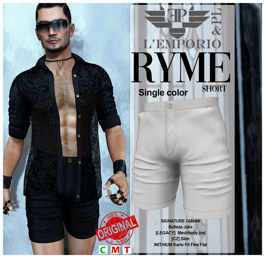 L'Emporio&PL::*Ryme*::- Short -White