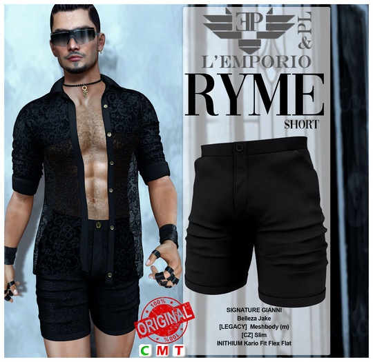 L'Emporio&PL::*Ryme*::- Short -Black