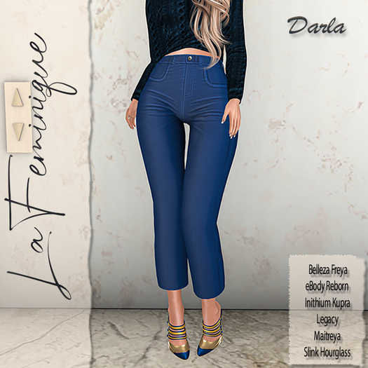 La Feminique Darla Indigo Blue