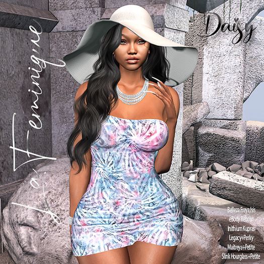 La Feminique Daisy Turquoise