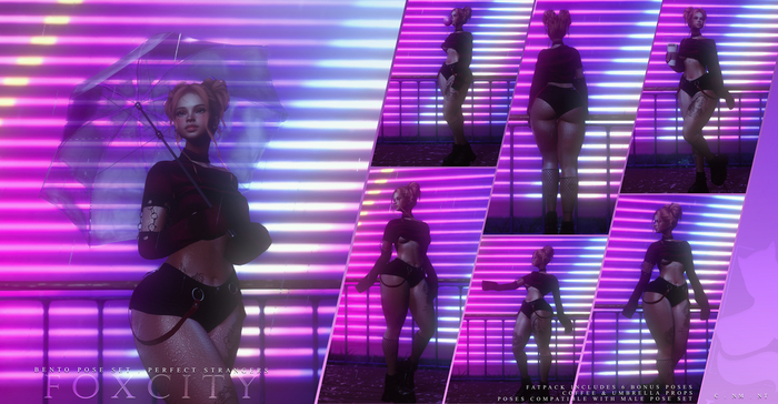 FOXCITY. Fluid - Perfect Strangers Bento Pose Set