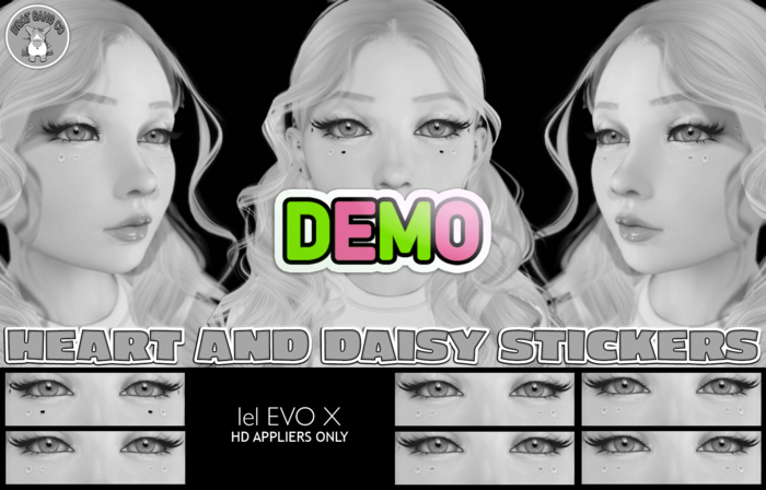 BGC - Heart and Daisy Stickers DEMO