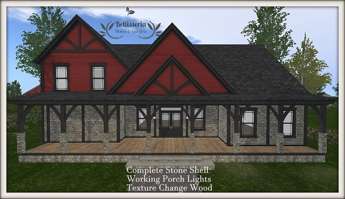 BH&G Grizzly Point/Pass Stone Shell & Column Covers Linden Home Addon