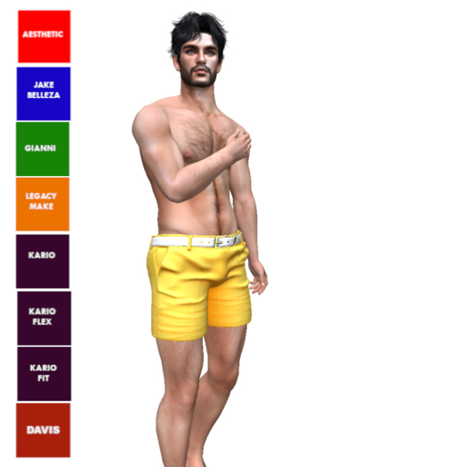 XK Siene Shorts Yellow