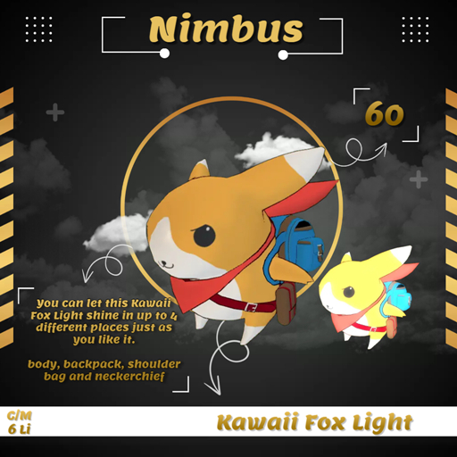 Kawaii Fox Light