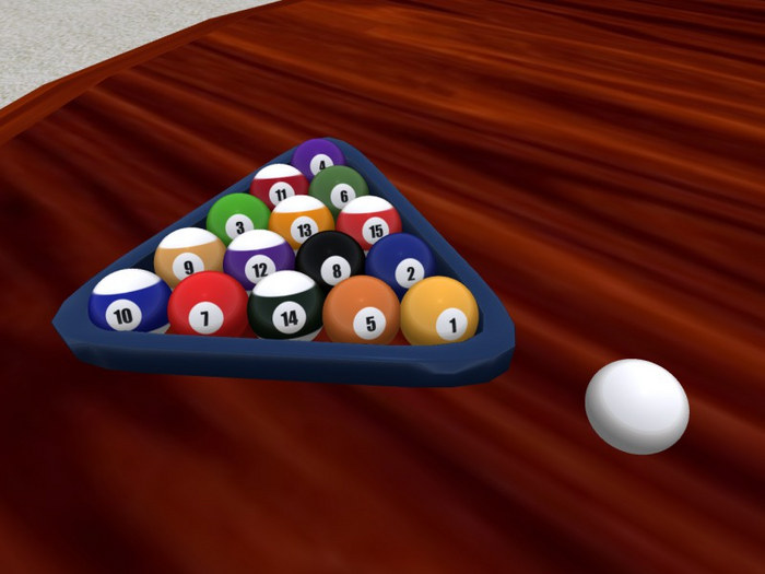 TM Pool Ball Rack with Balls - Prop - FP - Full Permissions