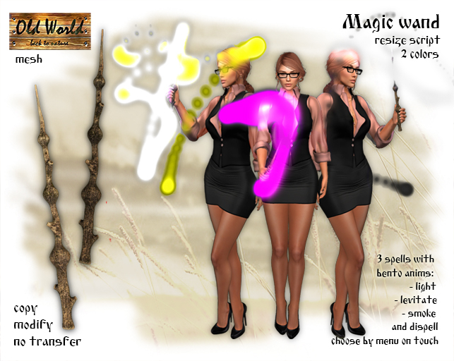 Magic wand v3 - Old World - Medieval / Fantasy