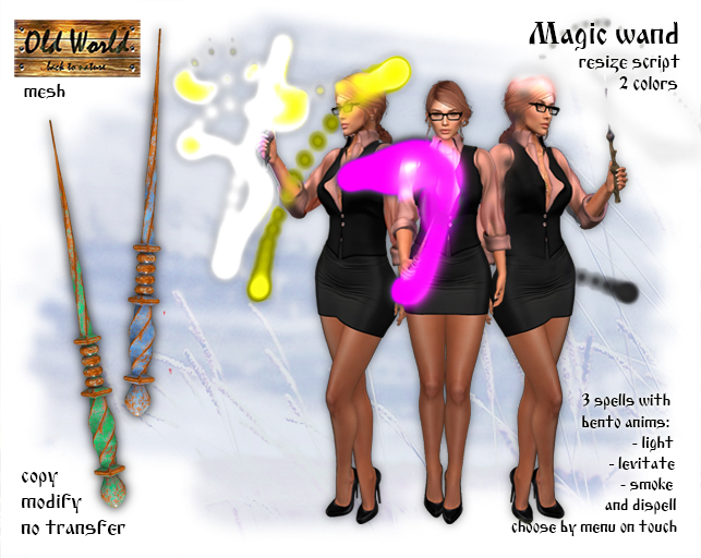 Magic wand v2 - Old World - Medieval / Fantasy