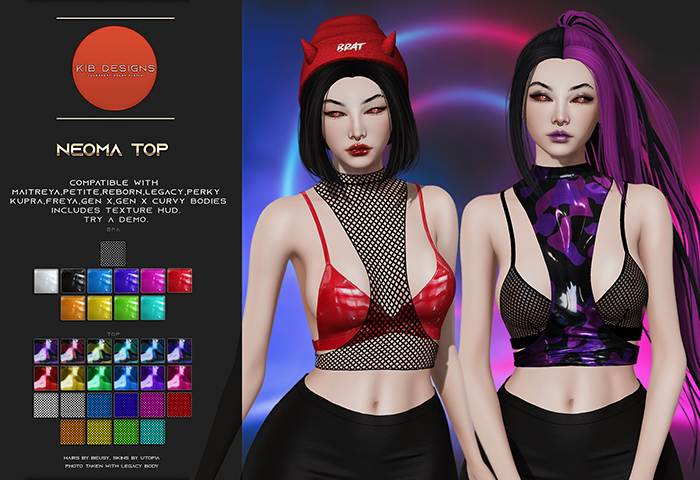 KiB Designs - Neoma Top FATPACK 