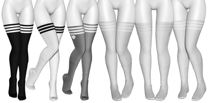 Spoiled - Whimsy Lewd Stockings High & Flat Fatpack  *Updated* for LaraX DEMO