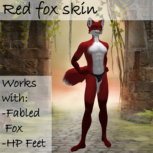 Red Male Skin Fabled Fox