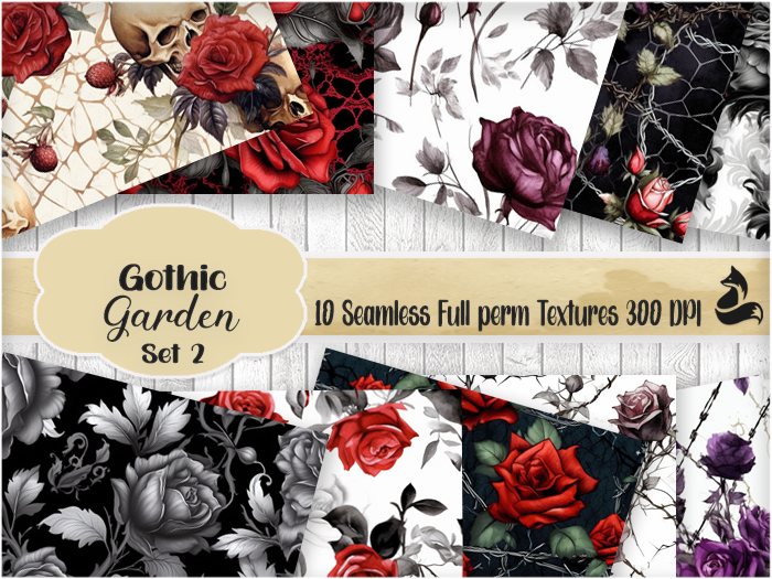 FF Gothic Garden Seamless Texture Set 2