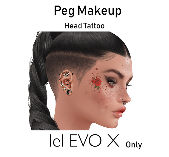 Peg Tattoo Roses Lel EvoX head BOM
