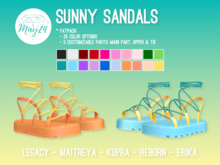 May24 - Sunny Sandals - Maitreya, Legacy, Inithium Kupra, Ebody Reborn, Kalhene Erika
