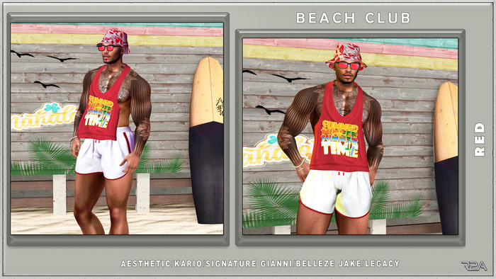 R2A-BEACH CLUB RED